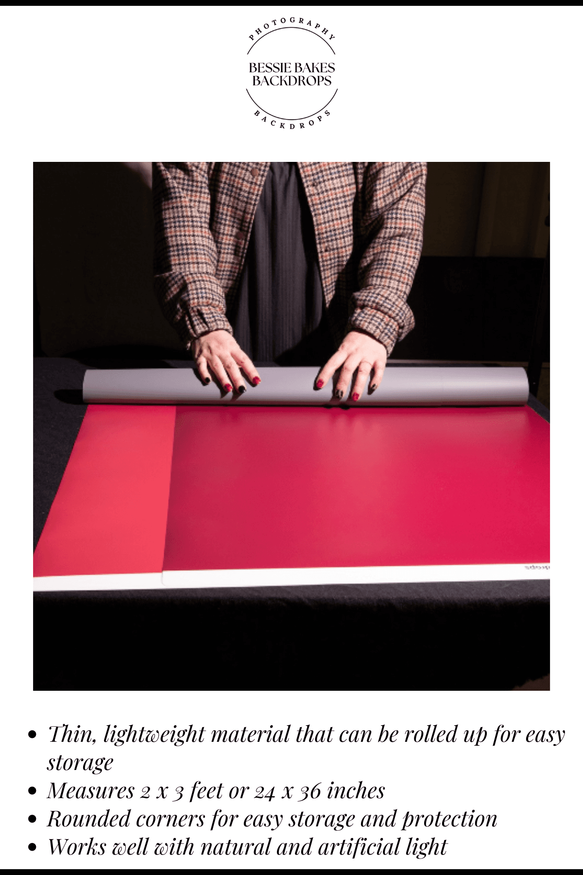 Spooky - roll-up photography backdrop (24x36) - alternate view 10