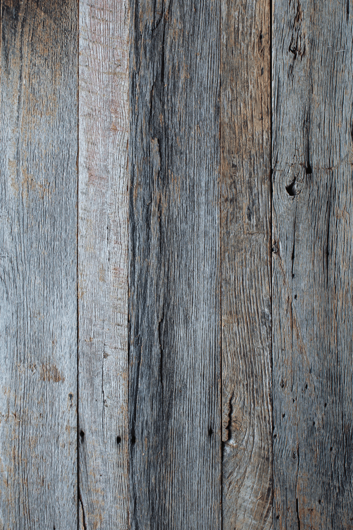 White Silver Gray Blue Reclaimed Wood