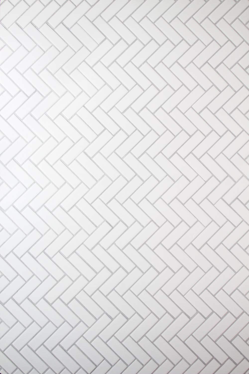 Bessie Bakes Chevron Tile Replicated Photography Backdrop 2 Feet Wide x 3 Feet Long 3 mm Thick