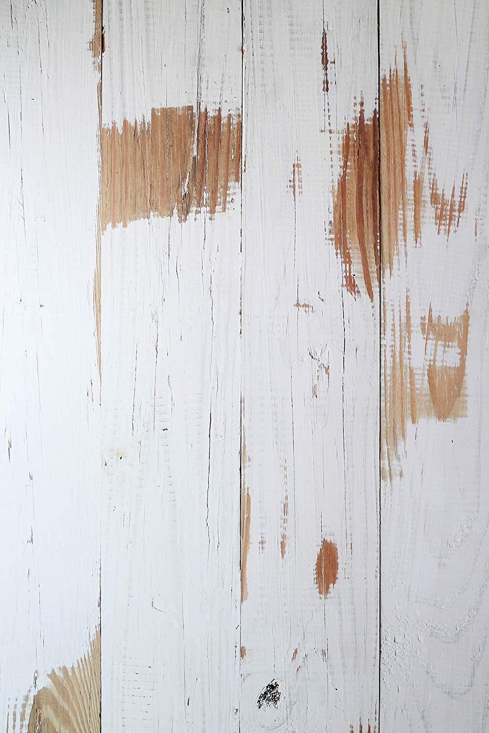 Bessie Bakes Whitewashed Wood Replicated Photography Backdrop 2 Feet Wide x 3 Feet Long