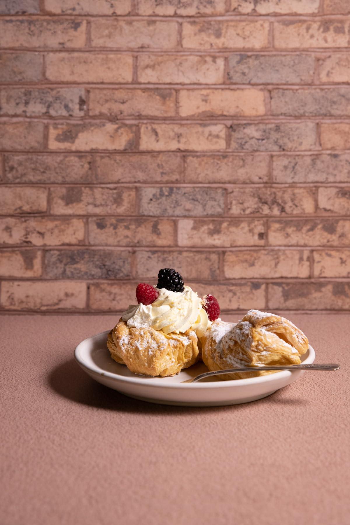 Introducing the Brown & Denim Brick Photography Backdrop by Bessie Bakes—a versatile and rustic-inspired backdrop that merges warm brown hues with subtle denim undertones for a textured, lived-in aesthetic. Perfect for capturing the charm of artisan food, product displays, and lifestyle compositions, this backdrop adds depth and character to your photography, making your subjects stand out in every frame.

The Super-Thin & Pliable material can be easily clipped to a rigid board for upright shooting or used seamlessly for flexible setups, remaining durable and easy to handle.