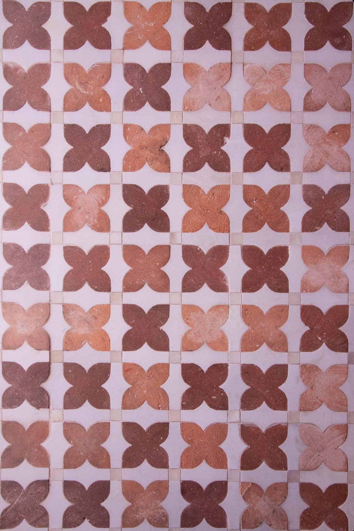 Bessie Bakes Rose Gold Tile Replicated Photography Backdrop 2 Feet Wide x 3 Feet Long 3 mm Thick